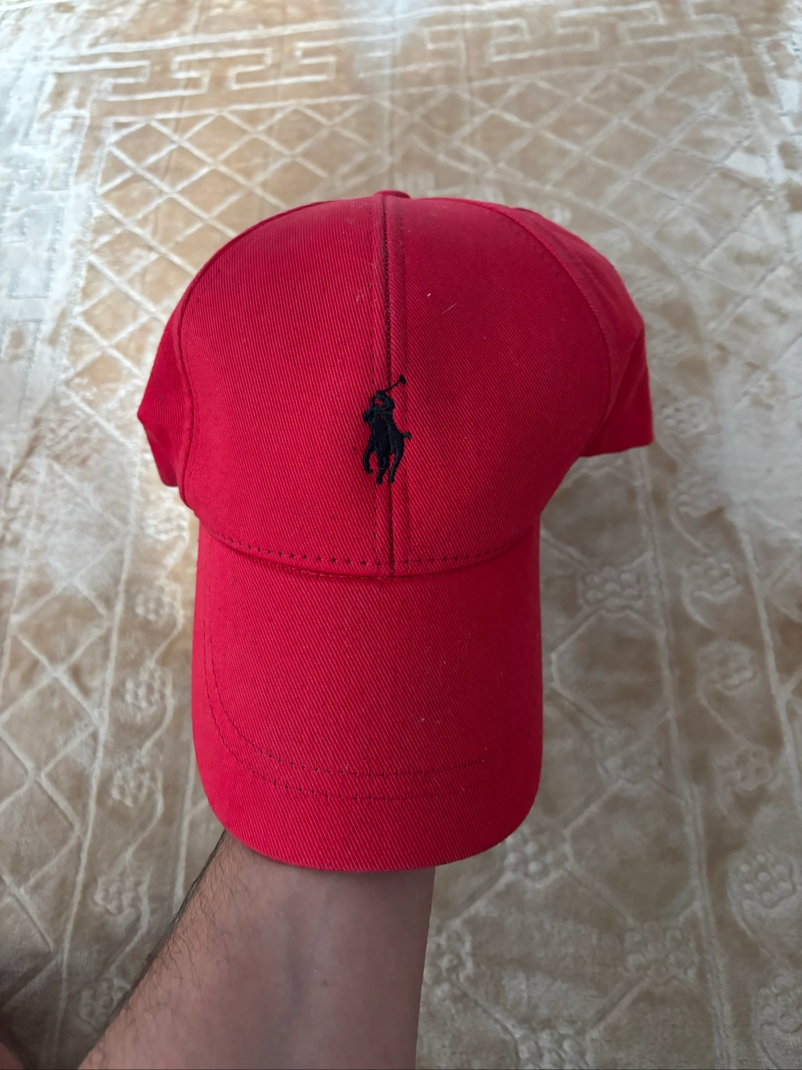 Casquette Polo Ralph Lauren rouge – Taille réglable – très Bon état